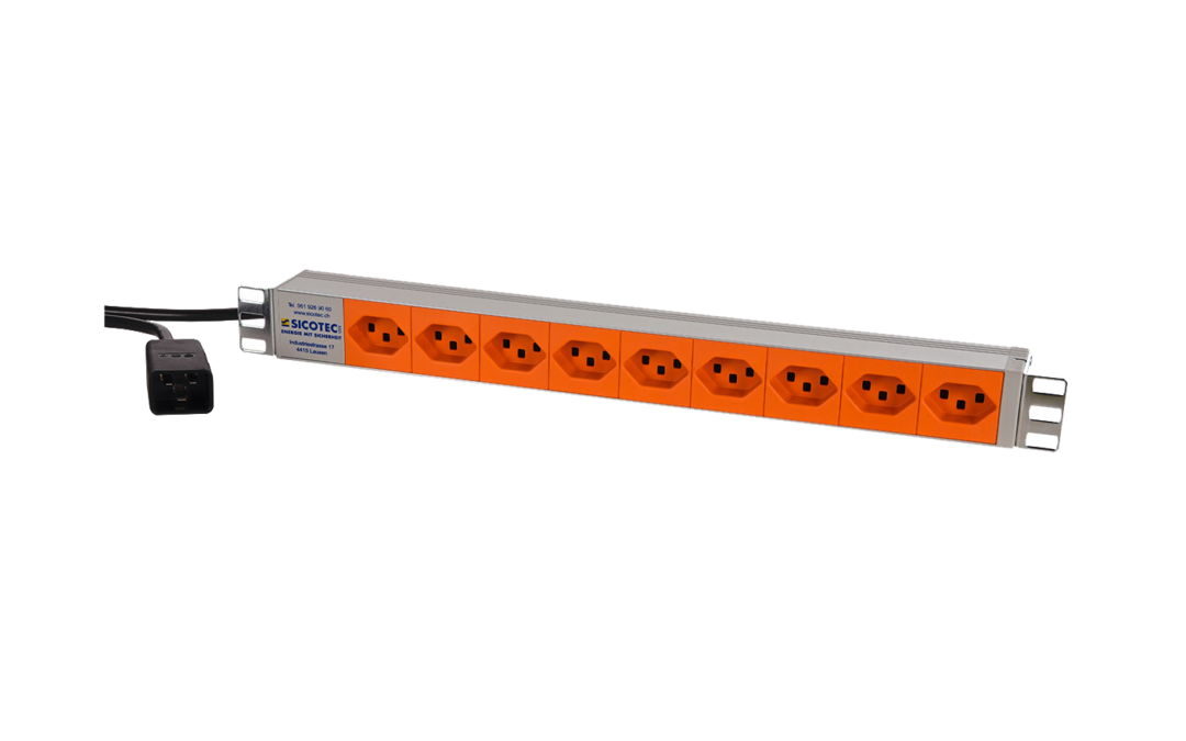 Steckdosenleiste 19 Zoll PDU 9x T23